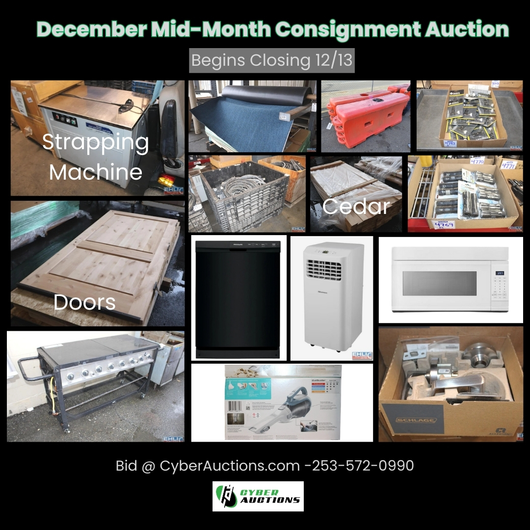 December Mid Month Consignment Auction (1080 x 1080 px)